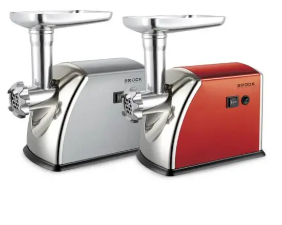BROCK Electronics MG 1601 RD Meat Grinder with Accessories