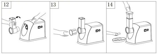 FIG 6 CUTTING SLICE SHRED STRIP