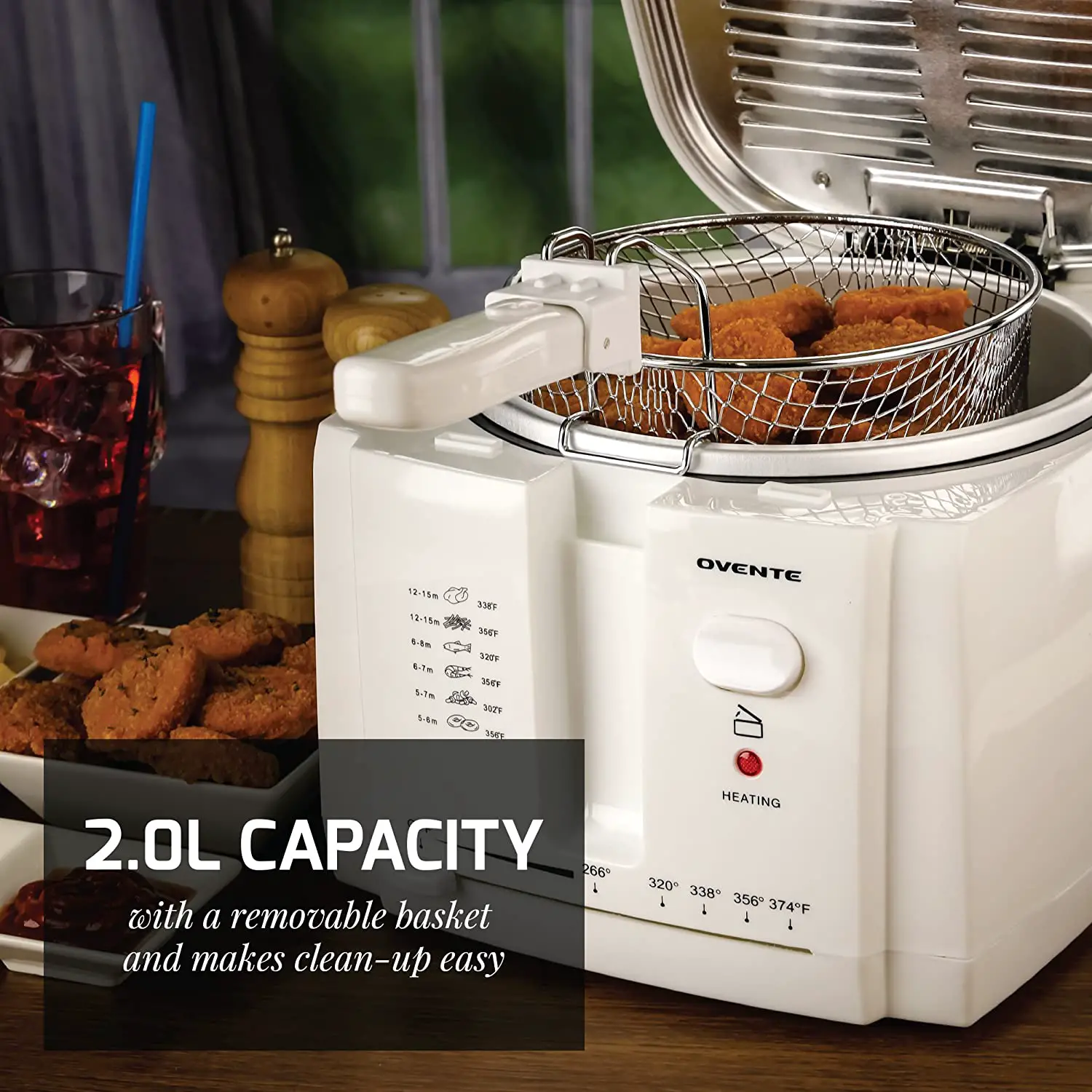 Ovente Electric 2 Liter Deep Fryer User Manual Ovente Electric 2 Liter Deep Fryer User Manual