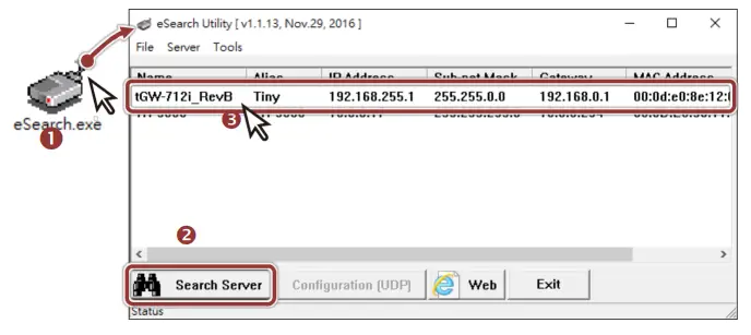 Logicbus TGW 700 Tiny Modbus TCP to RTU ASCII Gateway - Configuring Network Settings