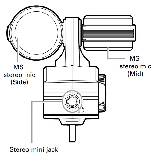 Zoom Am7 Mid Side Stereo Microphone for Android- fig1
