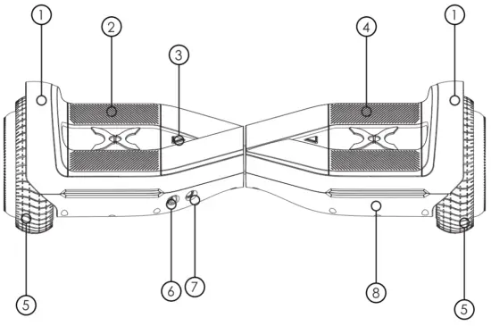 HOVER 1 H1 DRM BLK Dream Hoverboard Electric Scooter - Fig2
