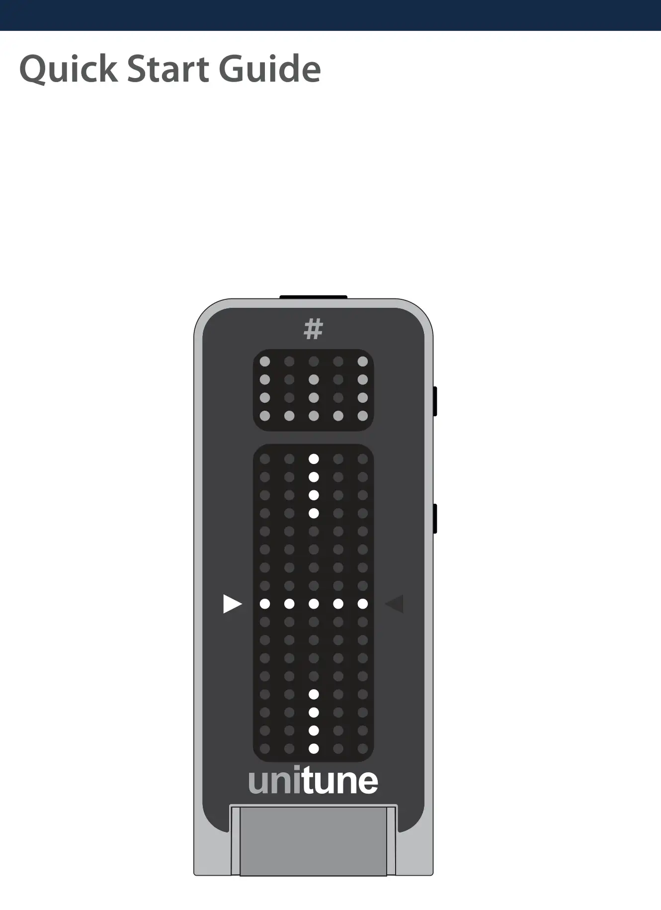 tc electronic P0DZE Unitune Clip Clip-On Tuner with Strobe and Chromatic Modes and 108 LED Matrix Display User Guide