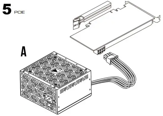 GAMDIAS HELIOS E1-600W Efficiency Power Supply - figure 6