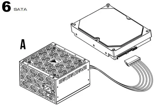 GAMDIAS HELIOS E1-600W Efficiency Power Supply - figure 7