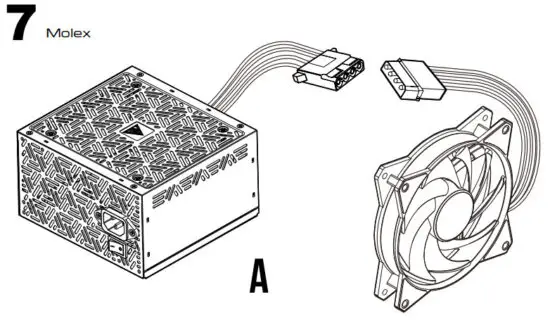 GAMDIAS HELIOS E1-600W Efficiency Power Supply - figure 8