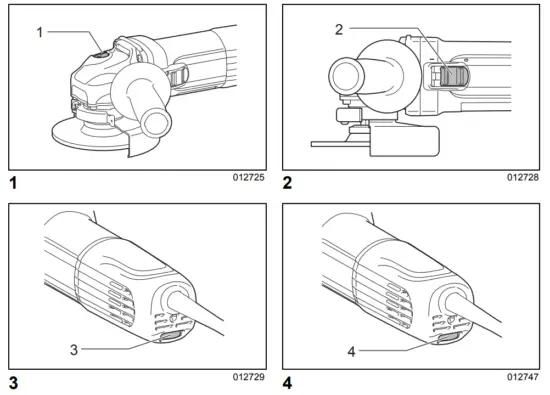 makita GA4040C Angle Grinder - fig1