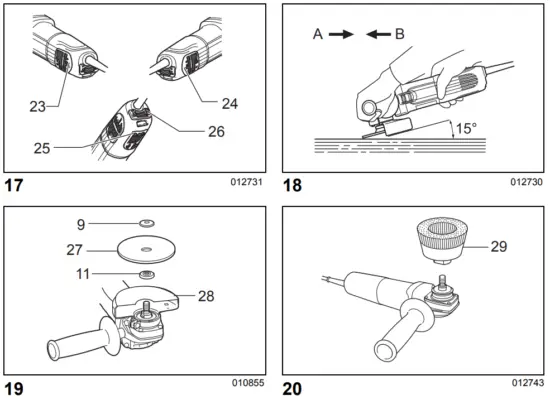 makita GA4040C Angle Grinder - fig5