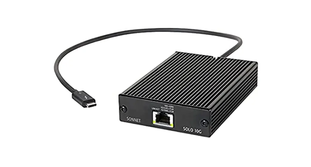 Sonnet Solo10g Thunderbolt 3 Edition User Guide Sonnet Solo10g Thunderbolt 3 Edition User Guide