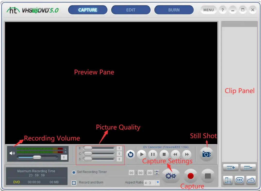UCEC USB 2.0 Video Capture Device Pro Version VHS to Digital Converter - 13