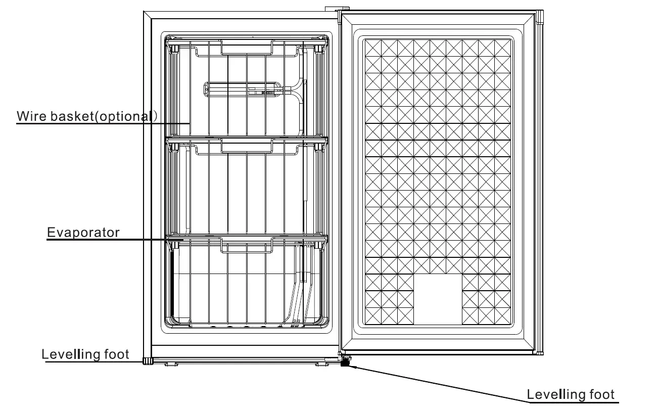 Midea MDRD130FGF04AP Upright Freezer-4