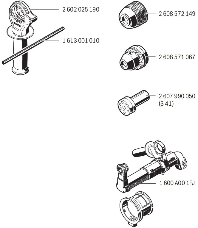 BOSCH GSB 16 RE Professional Cordless Impact Driver Drill - Fig 2