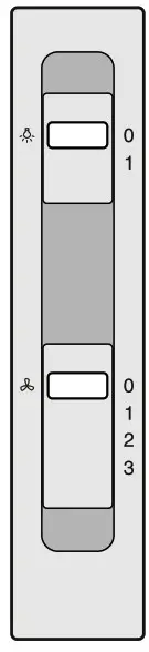 BOSCH Extractor hood -Control panel