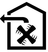 BOSCH Extractor hood -Exhaust air mode