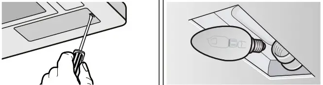 BOSCH Extractor hood - bulb cover