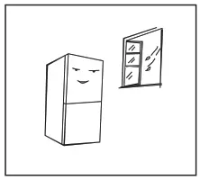 Midea MERB430FGF02AP Refrigerator Bottom Freezer - Electricity related warnings15