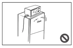Midea MERB430FGF02AP Refrigerator Bottom Freezer - Electricity related warnings5