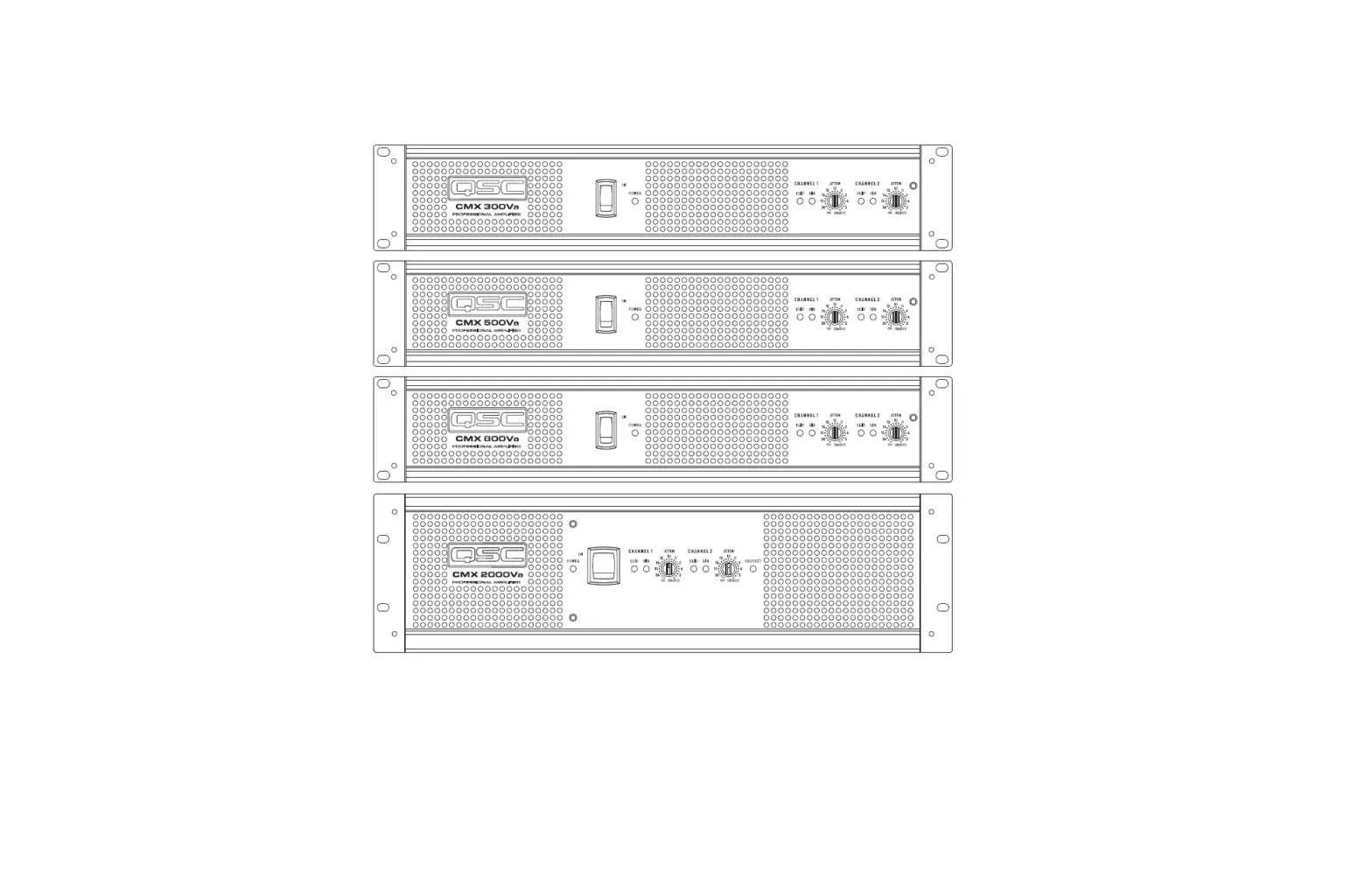 Qsc Cmx 300va 2 Channel Power Amplifier User Manual