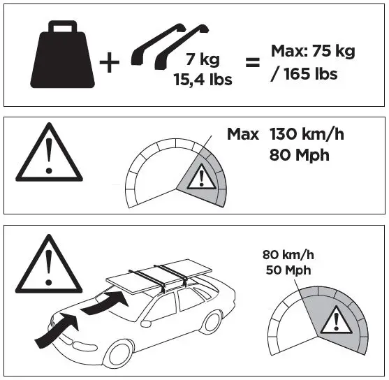 THULE-145306-Normal-Roof-Evo-Clamp-Fitting-Kit-fig-2