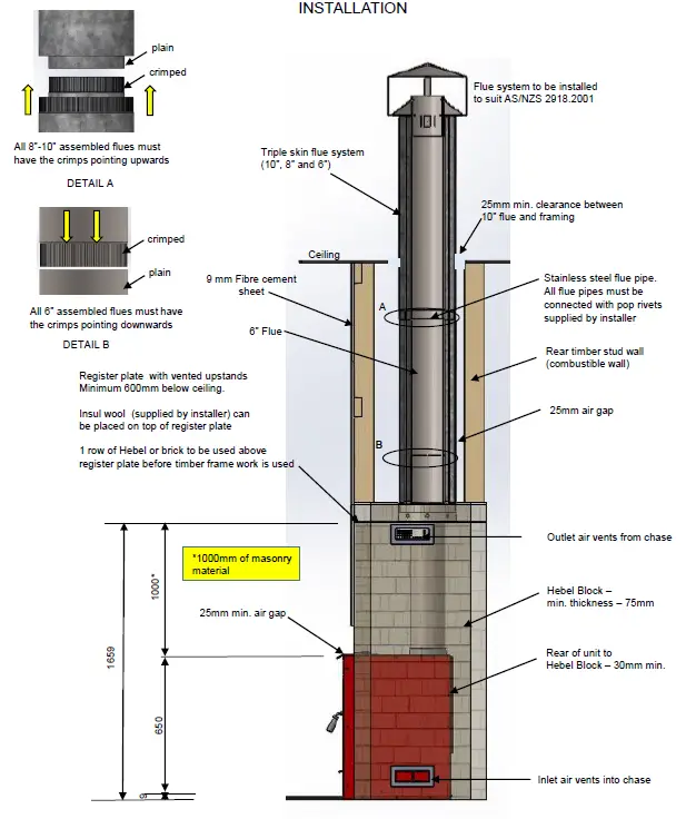 KEMLEN Super Nova RF Fireplace Insert 6
