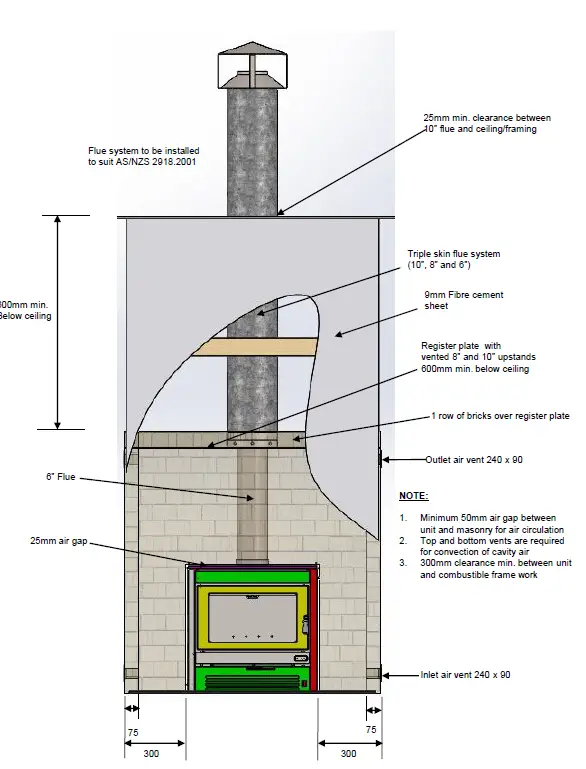 KEMLEN Super Nova RF Fireplace Insert 7