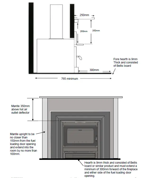 KEMLEN Super Nova RF Fireplace Insert 8