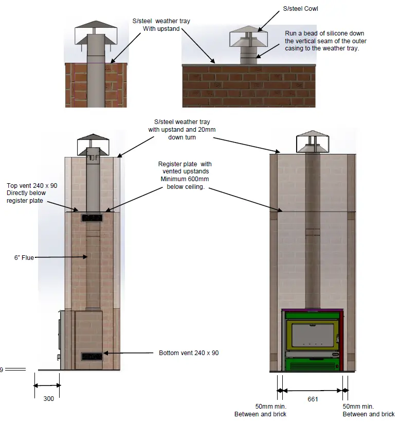 KEMLEN Super Nova RF Fireplace Insert 9
