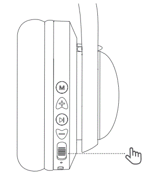 iclever BTH19 Wireless Headphones User Manual - On Off