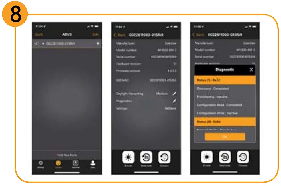 Daintree EZ Connect App Setup Interface
