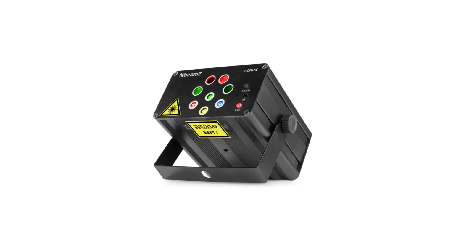 Beamz Acrux Quatro R/g Party Laser System With Rgbw Leds User Manual