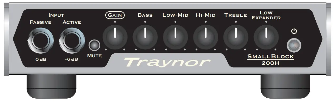 Traynor SB200H Small Block 200 Watt Micro Bass Head 1