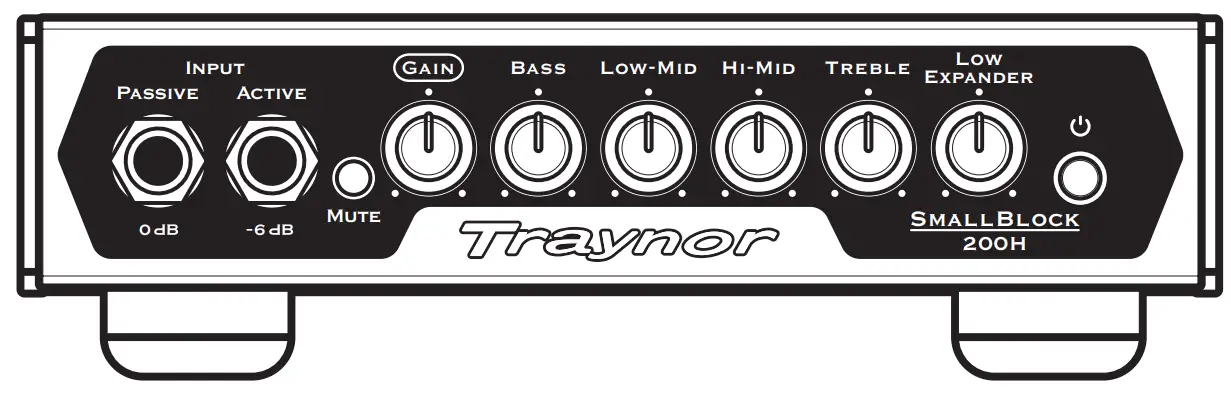 Traynor SB200H Small Block 200 Watt Micro Bass Head