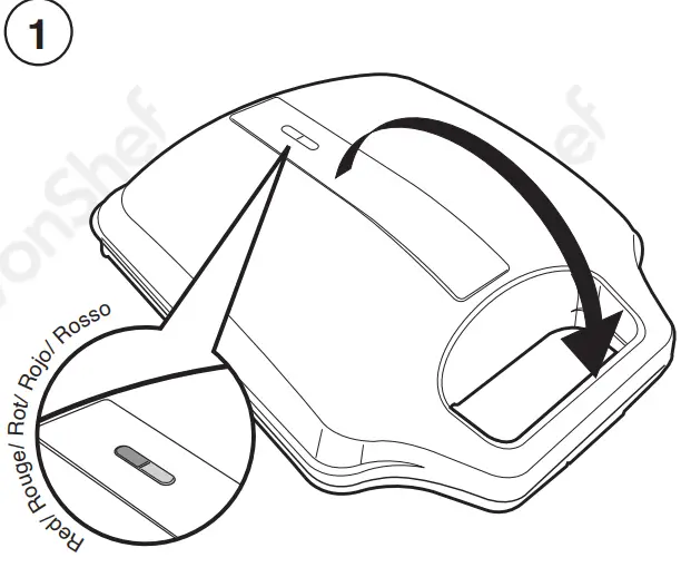 VonShef 2000121 4 Slice Deep Fill Toasted Sandwich Maker fig 2