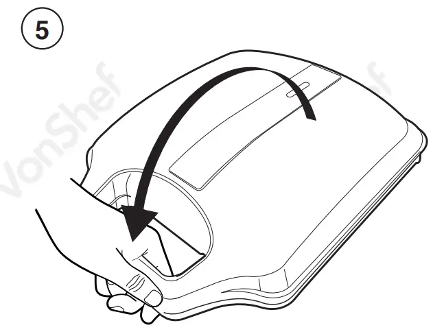 VonShef 2000121 4 Slice Deep Fill Toasted Sandwich Maker fig 6