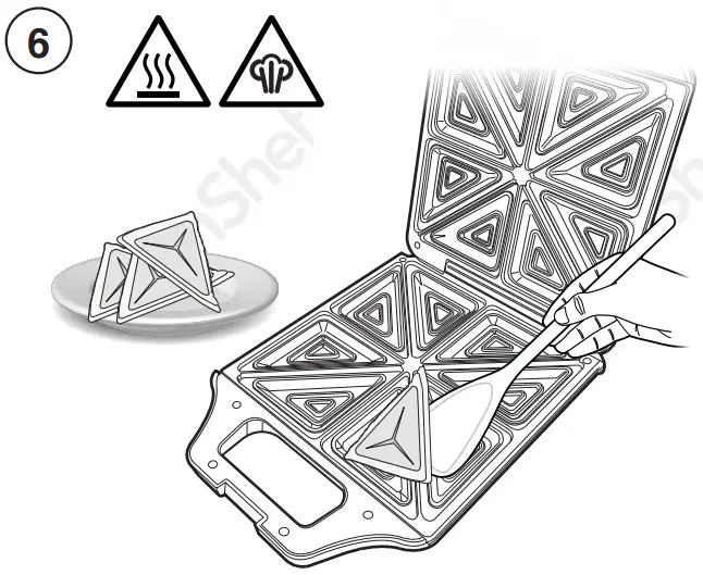 VonShef 2000121 4 Slice Deep Fill Toasted Sandwich Maker fig 7