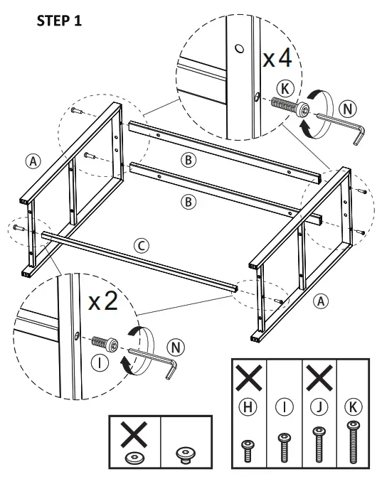 COSTWAY JV10128CF Multi Function Side Table- fig 13