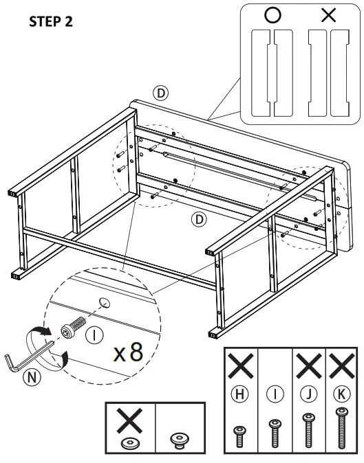 COSTWAY JV10128CF Multi Function Side Table- fig 2