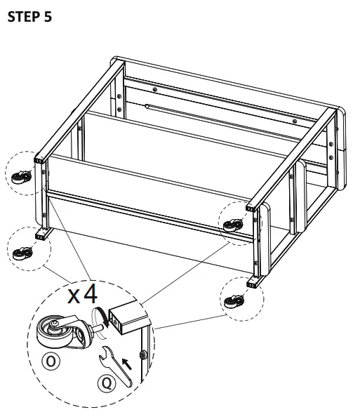 COSTWAY JV10128CF Multi Function Side Table- fig 6