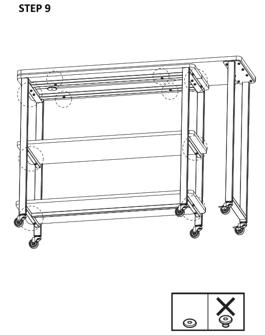 COSTWAY JV10128CF Multi Function Side Table- fig10