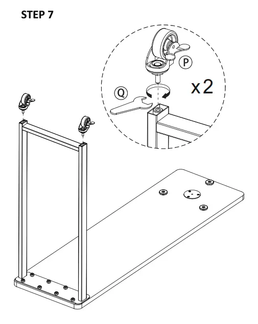 COSTWAY JV10128CF Multi Function Side Table- fig8