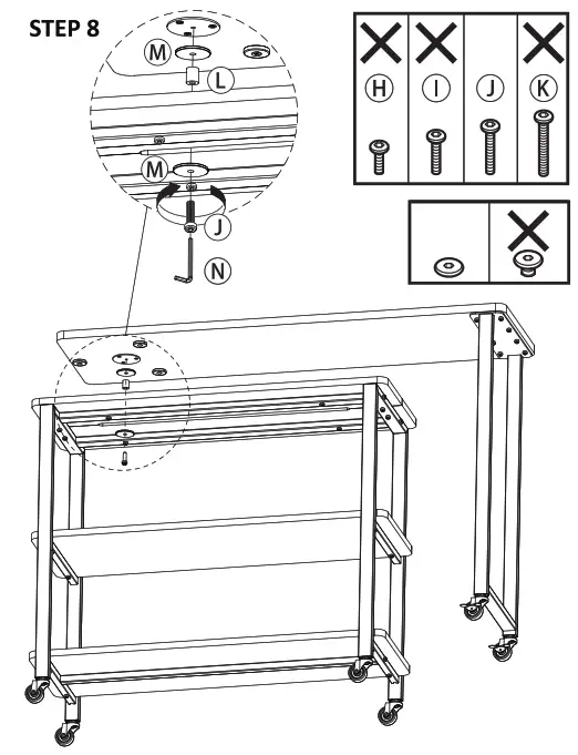 COSTWAY JV10128CF Multi Function Side Table- fig9