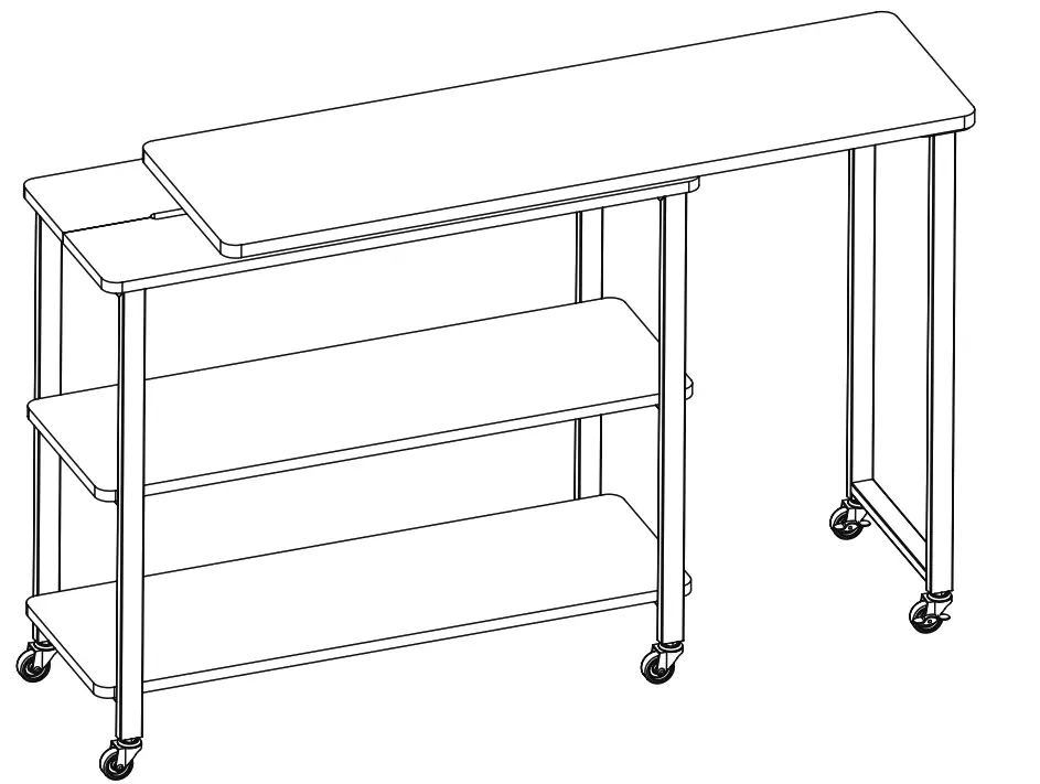 COSTWAY JV10128CF Multi Function Side Table