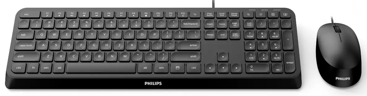 PHILIPS-SPT6207-2000-Series-Keyboard-Mouse-Combo-product