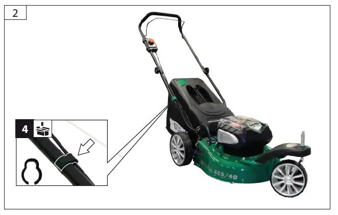 Gude 95880 Cordless Lawn Mower fig 4