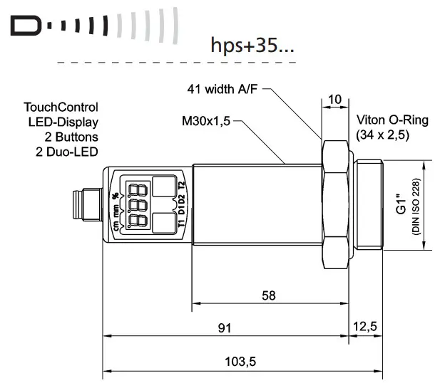 microsonic hps Plus Ultrasonic Sensors - figure 10