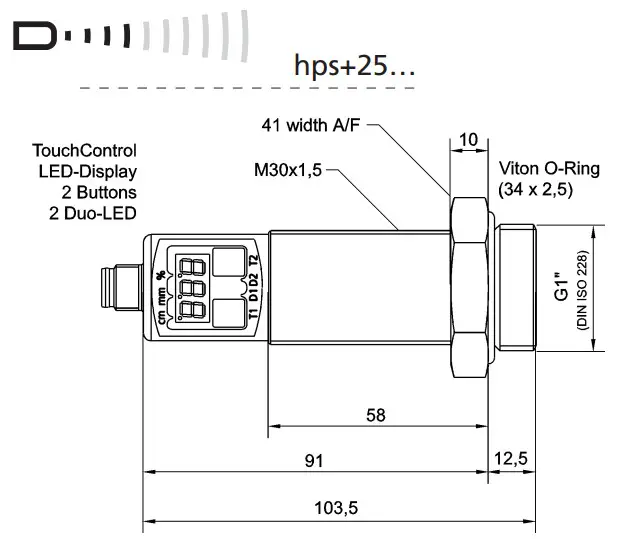 microsonic hps Plus Ultrasonic Sensors - figure 9