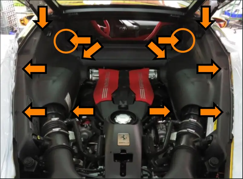 iPE Ferrari 488 GTB Spider Exhaust System fig 10