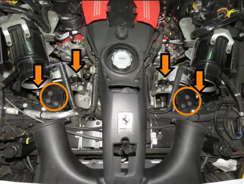 iPE Ferrari 488 GTB Spider Exhaust System fig 7