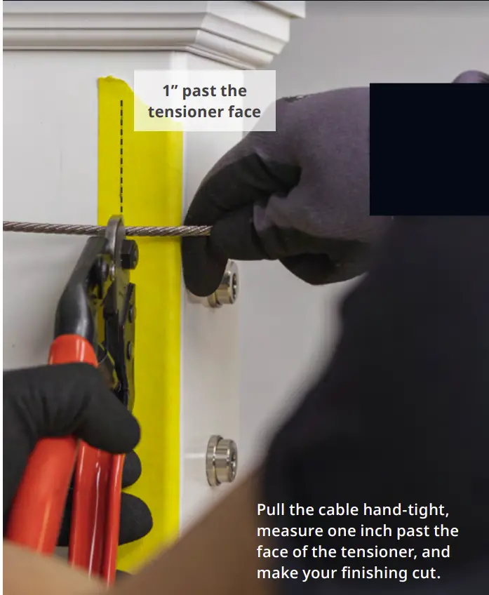 BM24-16-SE Cable Rail Tensioner Kit Installation Instruction fig