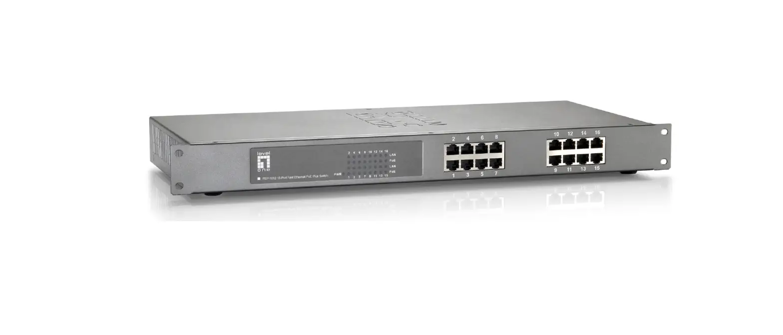 Conceptronic Fep-1612w120 16-port Fast Ethernet Poe Switch Instructions Conceptronic Fep-1612w120 16-port Fast Ethernet Poe Switch Instructions